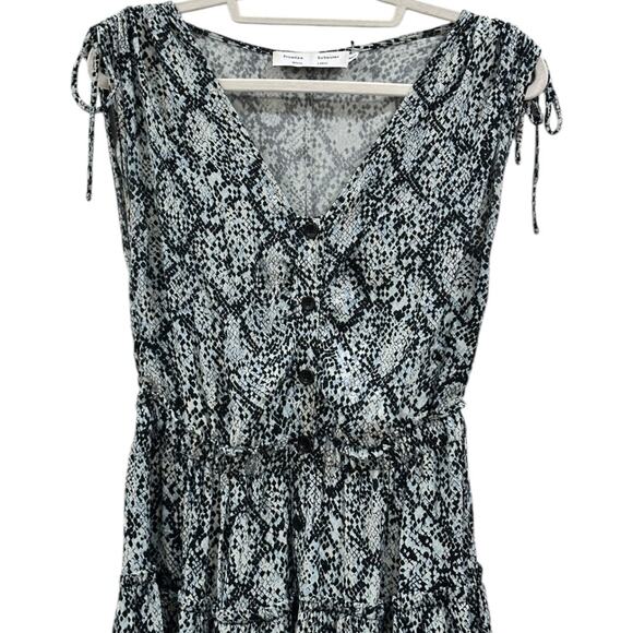 PROENZA SCHOULER White Label Snake Print Midi Dress - Picture 3 of 12